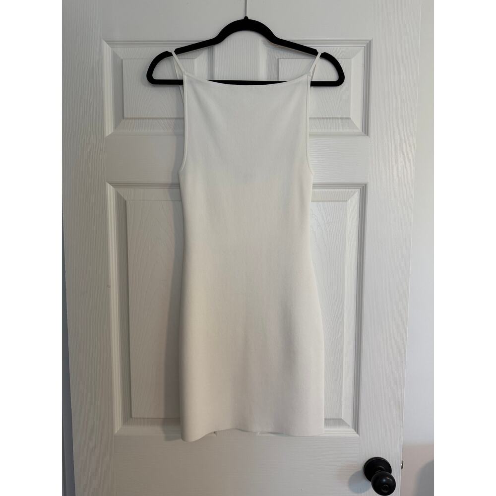 Aritzia-Babaton White Slip-Style Dress
